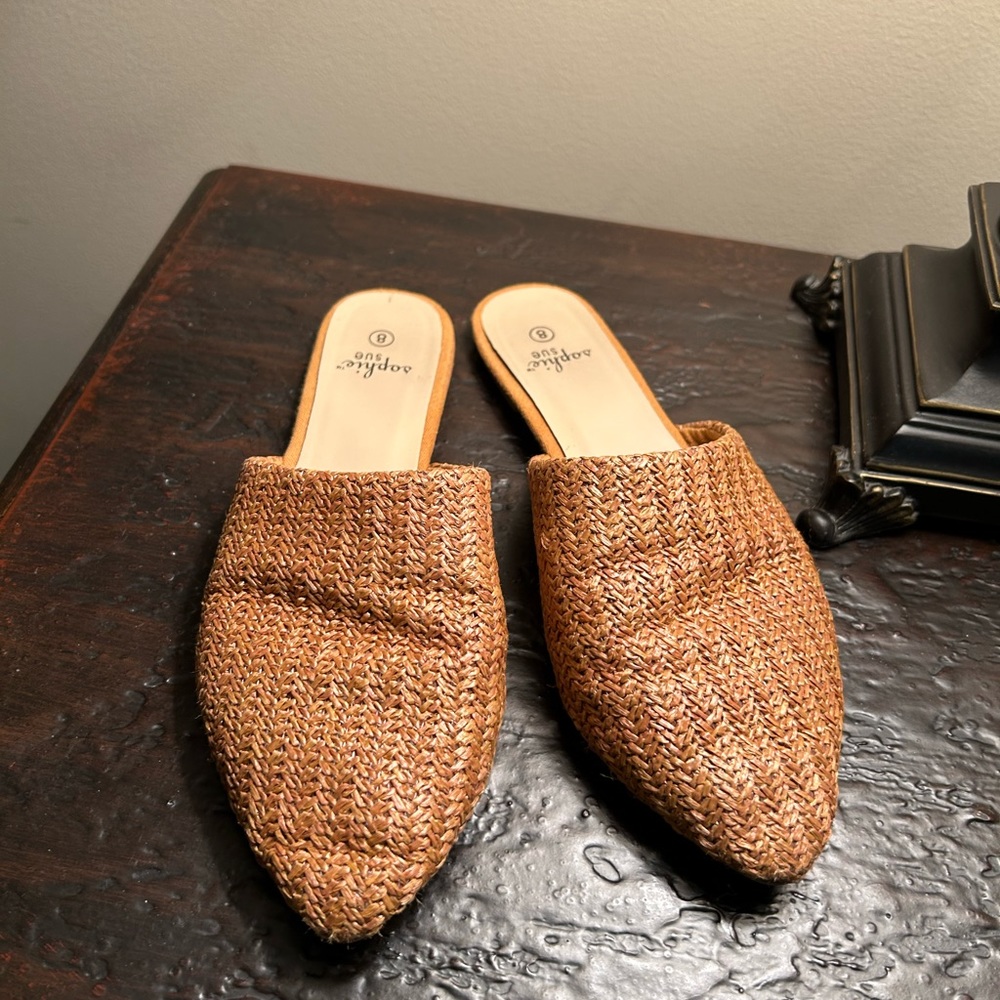 Sophie Sue woven flats size 8